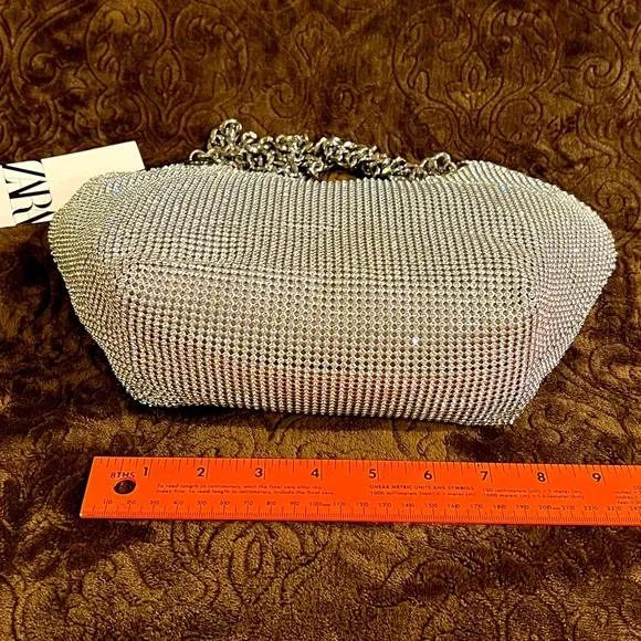Zara Beaded/Bejeweled Shoulder Bag - Picture 6 of 6